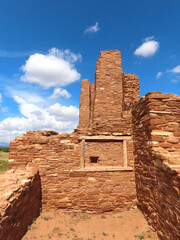 Ruins at the Salinas Pueblo National Monument at Abo in New Mexico.