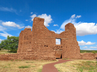 Salinas Pueblos National Monument at Quarai in New Mexico.