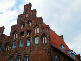 Hanseatische Stadthäuser, Hansestadt Lübeck, Lübeck, Schleswig-Holstein.