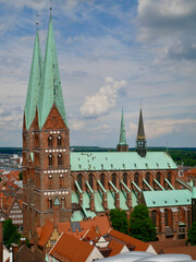 Marienkirche, St. Marien, Hansestadt Lübeck, Lübeck, Schleswig-Holstein.