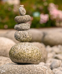 Stone stacking