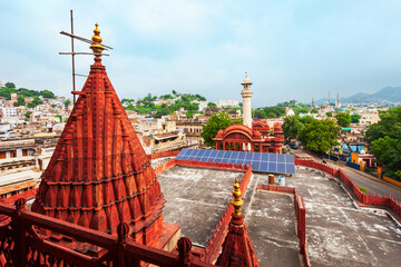Digamber Jain Temple in Ajmer, India