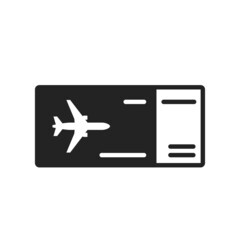 air ticket icon. vacation, air travel and tourism symbol. air booking