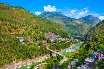 Rampur Bushahr town, Himachal Pradesh, India