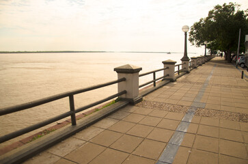 Obraz na płótnie Canvas Punta San Sebastian, Corrientes, Costanera Corrientes