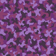 Abstract camouflage vector pattern with spots. 