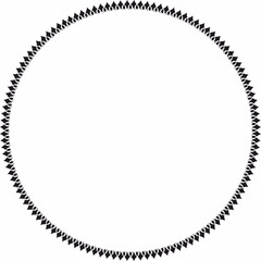 Round frame. Circle Ornamental decorative frame