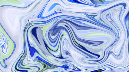 Blue Liquid marble abstract surfaces Design.