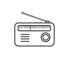radio icon design template illustration
