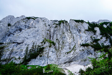 rock in the mountains, La Lanturi, Piatra Craiului Mountains, Romania 