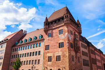 Obraz premium Nuremberg old town in Bavaria, Germany