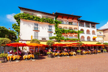 Ascona town near Locarno, Switzerland