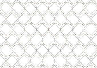 Square in Circle pattern background.
