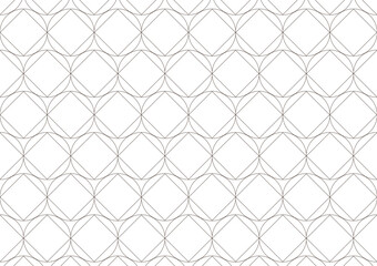 Square in Circle pattern background.