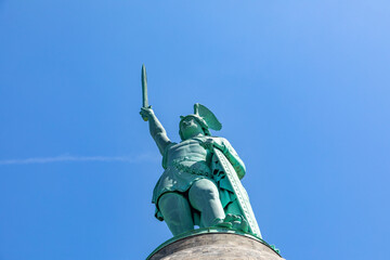 Arminius Monument in teutoburg forest in westfalia near Detmold Hermannsdenkmal cheruscian