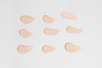 skin care primer powder cosmetic tube of beauty makeup facial, beauty healthcare branding packaging, on white background