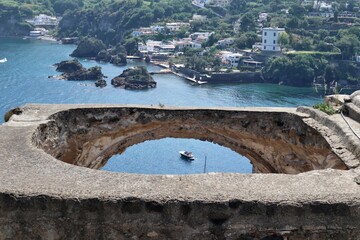 Ischia - Volta crollata della Cattedrale dell'Assunta al Castello Aragonese