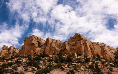 Impressive craggy rock formation - Grand Staircase-Escalante National Monument, Utah
