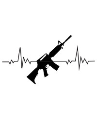 gun heartbeat svg, gun ekg svg, gun svg, guns svg, weapon svg, gun clipart, rifle svg, rifle heartbeat svg, weapon heartbeat svg, rifle ekg
