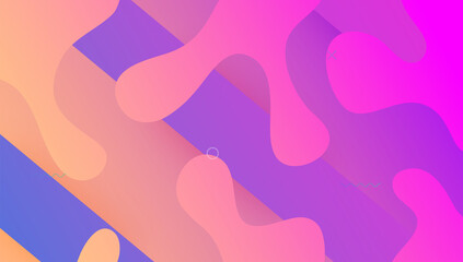 Minimal Flyer. Liquid Element. Trendy Frame. Spectrum Brochure. Flow Modern Layout. Dynamic Poster. Purple Memphis Cover. Color Landing Page. Lilac Minimal Flyer