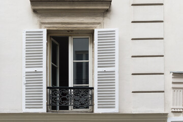 Window with shutters, Paris