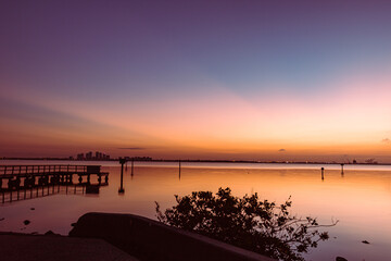 Tampa Bay Background sunrise