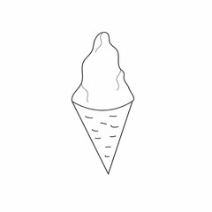 ice cream vector,icon,logo illustration