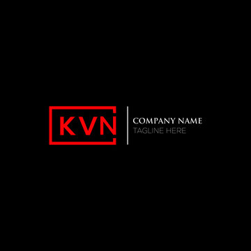 KVN letter logo creative design. KVN unique design.
