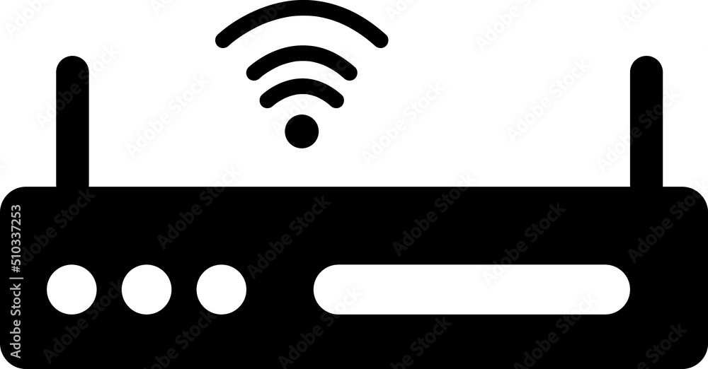 Poster router icon symbol vector on white background...eps