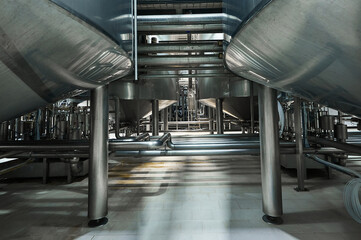Cistern of stainless steel for fermented milk products