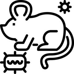 rodent outline icon