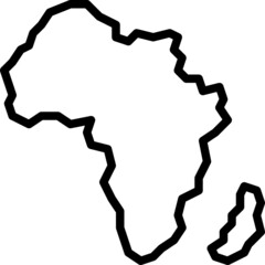 africa outline icon