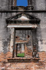 Wichayen House. Old Renaissance style of Residence in Lop Buri, Thailand