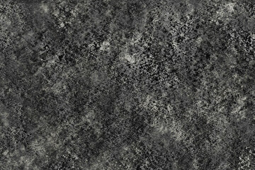 Stone wall concrete rough cracked porous black surface texture
