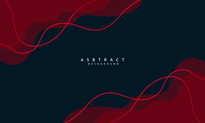 abstract background with waves. Dark red abstract background with modern corporate concept. Vector illustration for presentation designs, banners, business cards and more
