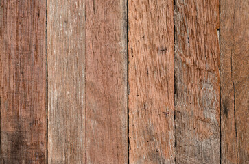 red-brown old wood for background 