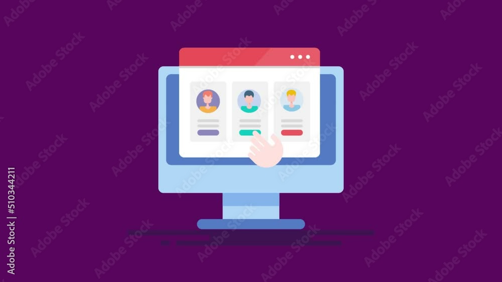 Poster customer profile analysis and management software business solution displays customer data conceptua