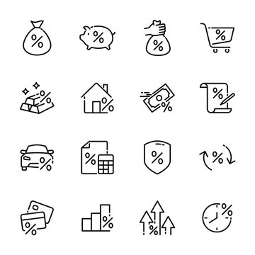investment icons set ,vector eps10