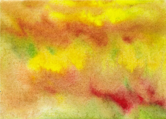 Naklejka premium Handmade Watercolor Texture Background Vector, Colorful handmade Abstract Background