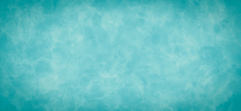 Abstract teal color with brush watercolor background