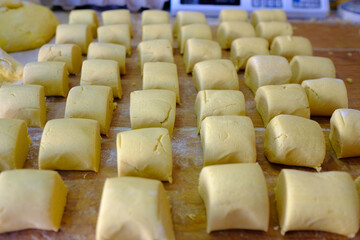 Handmade mexican pastries. Typical mexican pastries. 
Polvorones.