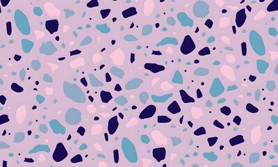Terrazzo seamless pattern. Texture of natural stone, quarts, granite , cement, in classic Italian style.