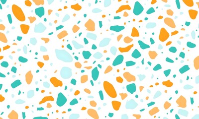 Terrazzo seamless pattern. Texture of natural stone, quarts, granite , cement, in classic Italian style.