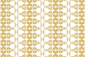 Beautiful decorative golden floral pattern background