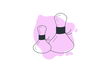 massage bag icon vector illustration 
