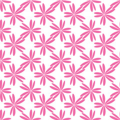 Fototapeta na wymiar Vector white background white pink cherry tree flowers and cherry blossom sakura flowers. Seamless pattern background