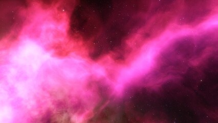 Universe filled with stars, nebula and galaxy
