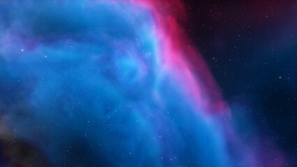 Universe filled with stars, nebula and galaxy
