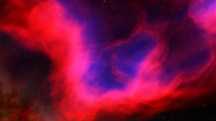 Universe filled with stars, nebula and galaxy
