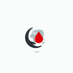 world blood day. vector illustrations